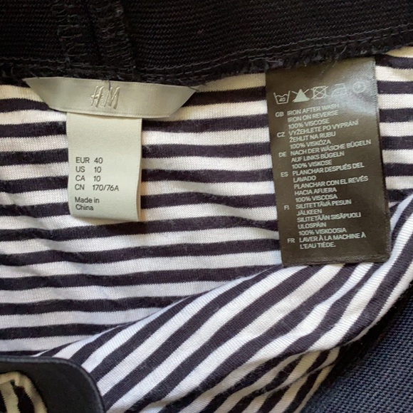 Striped Pencil skirt - Picture 8 of 9